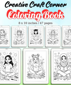 Creative Craft Corner Coloring Pages / Sheets of Creative Craft Corner {Coloring Book}