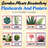 Garden Plants Vocabulary Flashcards and Posters