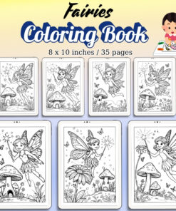 Fairies Coloring Pages Vol.3 / Sheets of Fairies {Coloring Book}