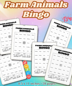 Farm Animals Bingo