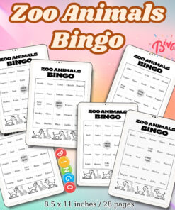 Zoo Animals Bingo