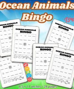 Ocean Animals Bingo