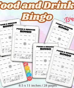 Food and Drinks Bingo