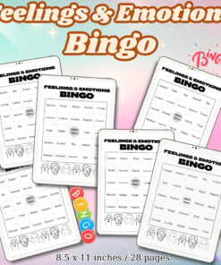 Feelings and Emotions Bingo