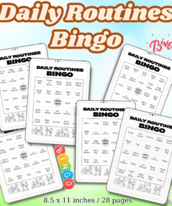 Daily Routines Bingo