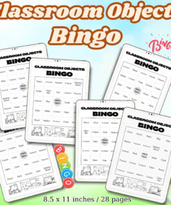 Classroom Objects Bingo