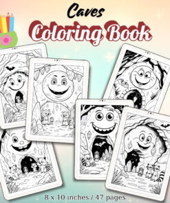 Caves Coloring Pages / Sheets of Caves {Coloring Book}