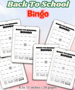 Back To School Bingo