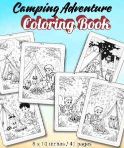 Camping Adventure Coloring Pages / Sheets of Camping Adventure {Coloring Book}