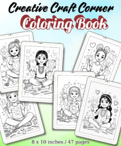 Creative Craft Corner Coloring Pages / Sheets of Creative Craft Corner {Coloring Book}