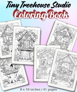 Tiny Treehouse Studio Coloring Pages / Sheets of Tiny Treehouse Studio {Coloring Book}