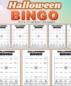 Halloween Bingo Game
