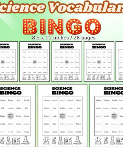 Science Vocabulary Bingo