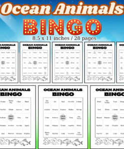 Ocean Animals Bingo
