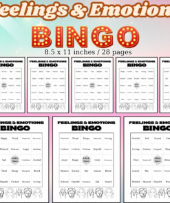Feelings and Emotions Bingo