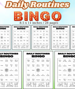 Daily Routines Bingo