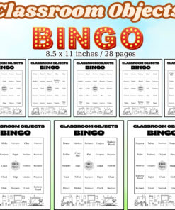 Classroom Objects Bingo