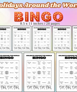 Holidays Around the World Bingo
