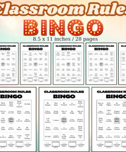 Classroom Rules Bingo