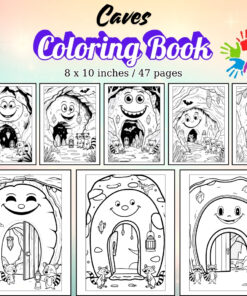 Caves Coloring Pages / Sheets of Caves {Coloring Book}