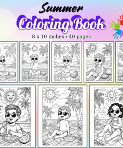 Summer Coloring Pages / Sheets of Summer {Coloring Book}