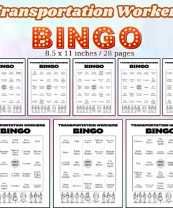 Transportation Workers Bingo