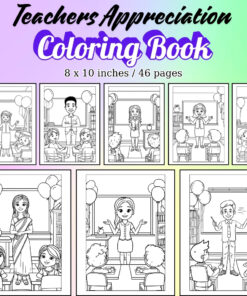 Teachers Appreciation Coloring Pages / Sheets of Teachers Appreciation {Coloring Book}