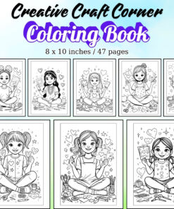 Creative Craft Corner Coloring Pages / Sheets of Creative Craft Corner {Coloring Book}